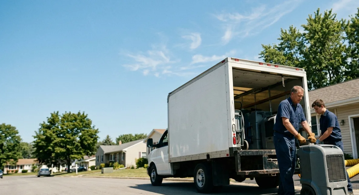 Water Damage Cleanup in Huntington, IN near me
